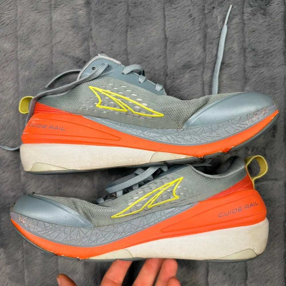 Altra Paradigm 5 Womens Gray Orange Running Shoes AL0A4VQY007 Size 7.5